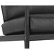 Gilmore Black / Black Leather Lounge Chair